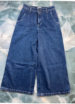 Jean Closed bleu marine organique coton / coupe ample droit - taille S, brand: Closed, condition: Very good, size: S / 36 / 8, €50.00, €53.20 includes Buyer Protection