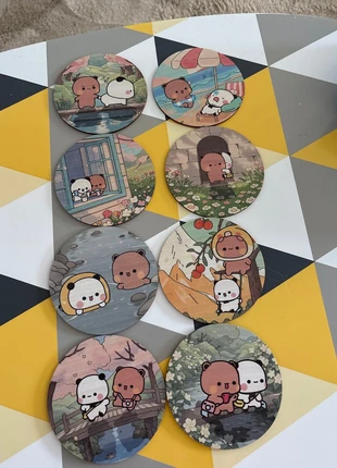 Lot 8 sous verres en bois bubu Dudu, brand: bubu dudu, condizioni: Nuovo con cartellino, €10.00, €11.20 include la Protezione acquisti