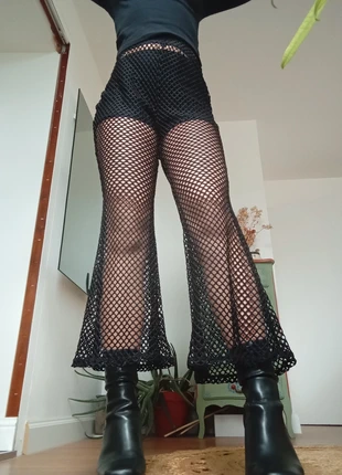 Pantalon résille, marque: Rave, état: Neuf sans étiquette, taille: S / 36 / 8, 7,00 €, 8,05 € Protection acheteurs incluse