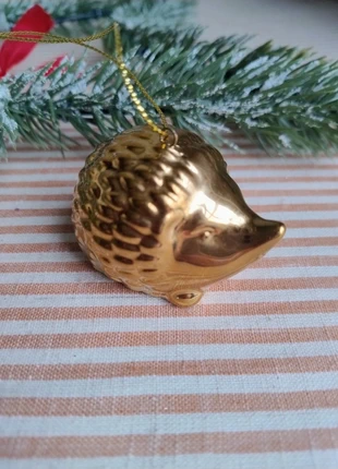Prachtig! Egel goud kerstornament porselein Sissyboy, merk: Sissy Boy, staat: Heel goed, € 8,50, € 9,63 inclusief Kopersbescherming Pro