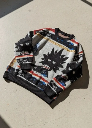 Sweat à capuche gris motif graphique, condition: Very good, size: M, €59.90, €63.60 includes Buyer Protection