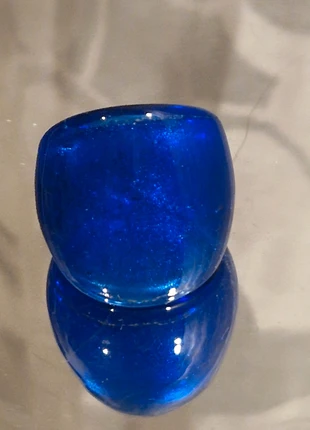 Bague en verre Murano bleu, marke: Murano, zustand: Neu, größe: 58.1 mm / 18.5 mm Ø, 2,00 €, 2,80 € inklusive Vinted-Käuferschutz