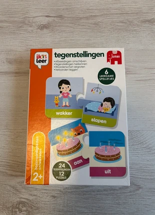 Spel Jumbo Ik leer tegenstellingen, merk: Jumbo, staat: Heel goed, maat: Universeel, € 2,50, € 3,33 inclusief Kopersbescherming