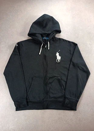 Sweat à capuche zippée Veste Ralph Lauren Big Pony | noir | taille L pour homme, brand: Ralph Lauren, condition: Very good, size: L, €59.90, €63.60 includes Buyer Protection Pro
