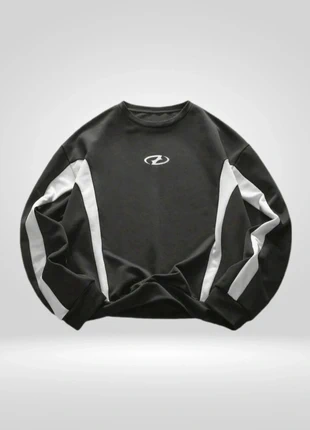 Sweat y2k hoodie gris et blanc design sport vintage, marque: y2k, état: Neuf sans étiquette, taille: M, 20,00 €, 21,70 € Protection acheteurs incluse