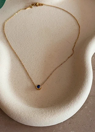 Geboortesteen ketting – verguld RVS 304 | Kies je maand | Combineerbaar met sterrenbeeld, staat: Nieuw zonder prijskaartje, € 6,95, € 8,00 inclusief Kopersbescherming Pro