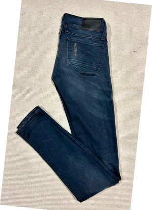 Jean G-STAR Lynn Zip Skinny Wmn – bleu foncé délavé, slim ajusté W28 L34, marque: G-Star, état: Très bon état, taille: S / 36 / 8, 18,99 €, 20,64 € Protection acheteurs incluse