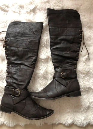 Bottes femmes, marque: La Halle, état: Bon état, taille: 38, 5,00 €, 5,95 € Protection acheteurs incluse