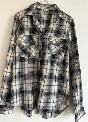 Chemises manches longues à carreaux noir et blanc femme - Pimkie - taille S, marca: Pimkie, estado: Muito bom, tamanho: S / 36 / 8, €2.00, €2.80 inclui Proteção do Comprador