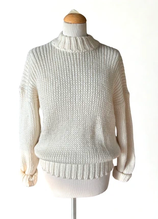 Pull col montant vintage écru, marca: Charmaine, estado: Muy bueno, tamaño: L / 40 / 12, 21,00 €, 22,75 € Protección al comprador Pro incluida