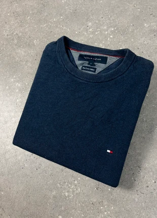 Pull/sweat a col rond ras de cou Crewneck Tommy Hilfiger S Homme marine logo brodé coton cachemire, marque: Tommy Hilfiger, état: Très bon état, taille: S, 22,50 €, 24,33 € Protection acheteurs (Pro) incluse