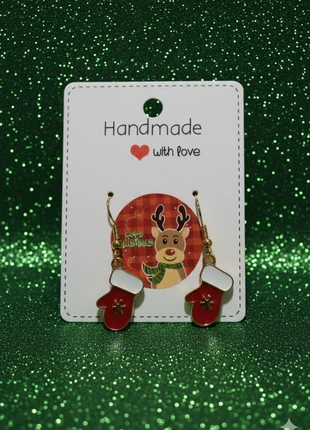 Boucles d'oreilles gants Moufles Rouges, état: Neuf sans étiquette, 2,50 €, 3,33 € Protection acheteurs incluse