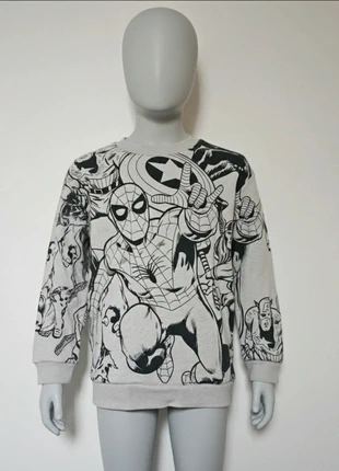Felpa girocollo black/grey Marvel Comics 2/4 anni H &M, marque: H&M, état: Très bon état, taille: 4 ans / 104 cm, 10,00 €, 11,20 € Protection acheteurs incluse