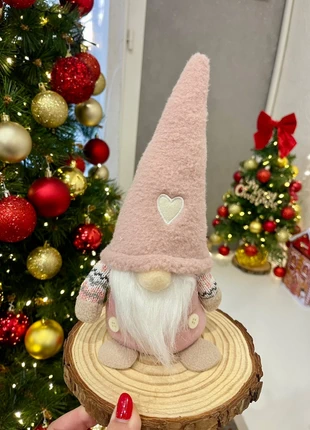 Gnome lutin de Noël rose girly, zustand: Sehr gut, 5,00 €, 5,95 € inklusive Vinted-Käuferschutz