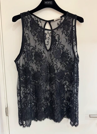 Top rendado floral, marca: Intimissimi, estado: Muito bom, tamanho: M / 38 / 10, €7.00, €8.05 inclui Proteção do Comprador