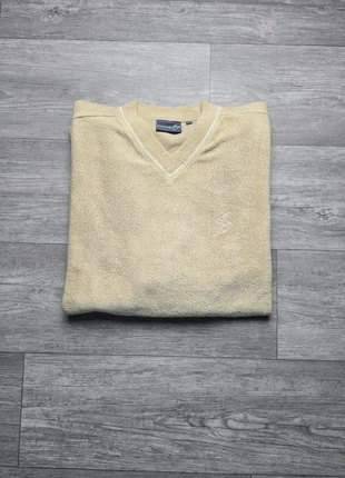 Pull coton col V beige - Simmer - Taille L, marque: sansnom., état: Bon état, taille: L, 1,00 €, 1,75 € Protection acheteurs incluse