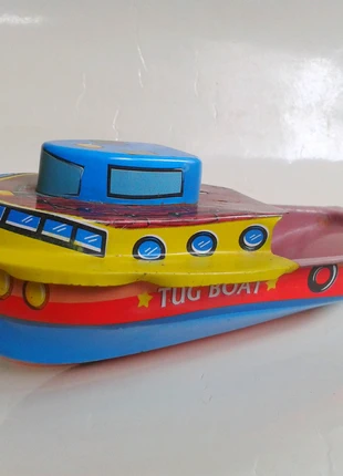 Bateau Tug Boat Tin treasures vintage metal, marque: Tin Treasures, état: Bon état, taille: Prématuré, jusqu'à 44cm, 11,90 €, 13,20 € Protection acheteurs incluse