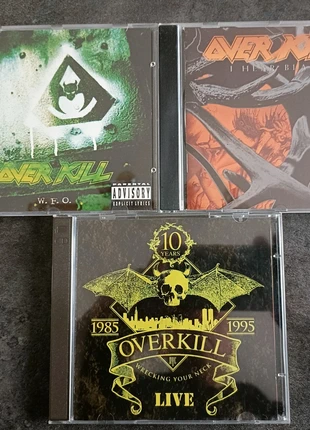 Lot 4x CD Overkill (3 albums dont 1 double CD Live), condition: New without tags, €16.00, €17.50 includes Buyer Protection