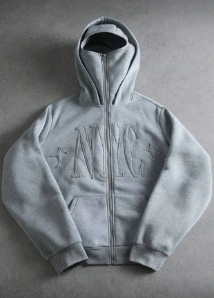 Sweat à Capuche Zippé Gris “NYC” Taille L, brand: y2k, condition: New without tags, size: L, €55.00, €58.45 includes Buyer Protection