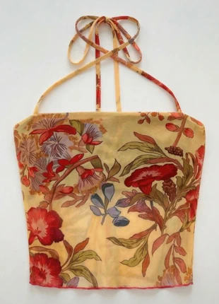 Top dos nu motif floral multicolore Y2K - taille M, marque: Aesthetic, état: Très bon état, taille: M / 38 / 10, 20,00 €, 21,70 € Protection acheteurs incluse