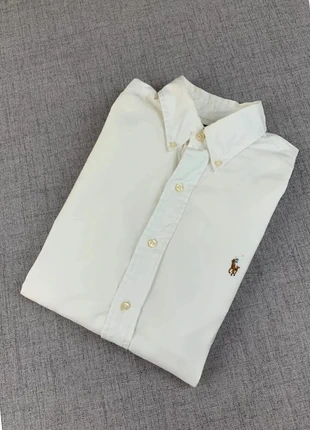 Chemise Ralph Lauren unie / blanc / taille 15 / RAL-042, marca: Ralph Lauren, estado: Muy bueno, tamaño: M, 40,70 €, 43,44 € Protección al comprador Pro incluida