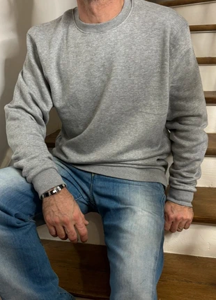 Sweat gris clair molletonné – Lounge About - Taille L – Neuf sans étiquette, marque: lounge about, état: Neuf sans étiquette, taille: L, 13,00 €, 14,35 € Protection acheteurs (Pro) incluse