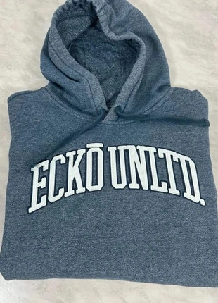 Sweat à capuche Ecko Unltd bleu chiné, taille M Code 189, brand: ECKO UNLTD., condition: Very good, size: M, €20.00, €21.70 includes Buyer Protection Pro