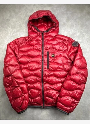 Doudoune puffer matelassée Blauer rouge logo noir - taille L, marca: Blauer, estado: Muy bueno, tamaño: L, 74,90 €, 79,35 € Protección al comprador Pro incluida