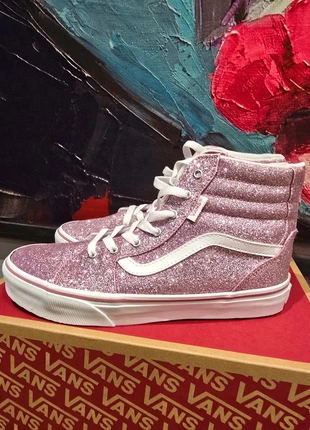 Sublimes Vans montantes Édition limitée 2025-2026 rose nude fond paillettes pailleté Modèle rare 37, brand: Vans, condition: New with tags, size: 37, €67.00, €71.05 includes Buyer Protection
