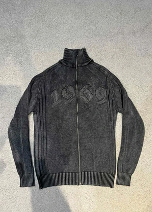 vintage zip up cardigan full Zip fleece chunky ribbed knit knitted sweater, marque: Vintage Dressing, état: Très bon état, taille: S, 30,00 €, 32,20 € Protection acheteurs incluse