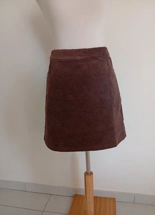 Molly Bracken - jupe marron côtelée - taille S / tendance, merk: Molly Bracken, staat: Heel goed, maat: S / 36 / 8, € 15,00, € 16,45 inclusief Kopersbescherming