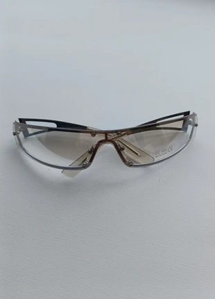 Gafas rare fashion diseño futurista y vanguardista transparentes, marque: y2k, état: Neuf sans étiquette, 10,00 €, 11,20 € Protection acheteurs incluse