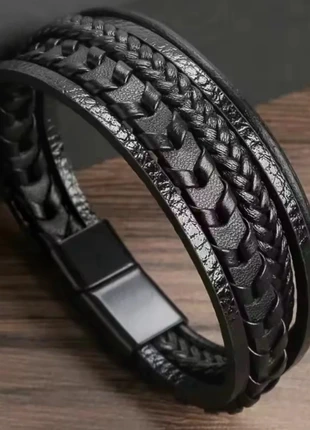 bracelet rétro tressé en similicuir, marque: CHIC, état: Neuf sans étiquette, 7,50 €, 8,58 € Protection acheteurs incluse