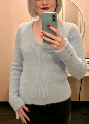 Pull Morgan bleu clair, marca: Morgan, estado: Muy bueno, tamaño: XS / 34 / 6, 12,00 €, 13,30 € Protección al comprador incluida