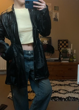 long leather trench coat, brand: Vintage Dressing, condition: Very good, size: M / 38 / 10, €8.00, €9.10 includes Buyer Protection