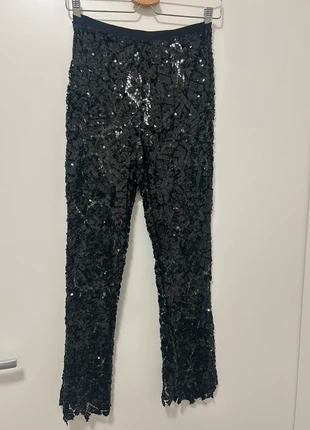 Pailletten broek, merk: Zara, staat: Nieuw met prijskaartje, maat: S / 36 / 8, € 10,00, € 11,20 inclusief Kopersbescherming