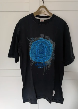 Camiseta Ecko Unltd. Gráfico Circular Azul 1972 (Talla M), marca: ECKO UNLTD., estado: Muito bom, tamanho: M, €14.00, €15.40 inclui Proteção do Comprador