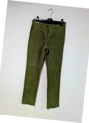 Pantalon chino vert kaki Le Coq Sportif homme T.M, merk: Le Coq Sportif, staat: Heel goed, maat: M / 38 / 10, € 12,99, € 14,34 inclusief Kopersbescherming