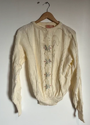 Pull en maille Vintage Dressing crème - M Femme, marke: Vintage Dressing, zustand: Gut, größe: M / 38 / 10, 4,00 €, 4,90 € inklusive Vinted-Käuferschutz