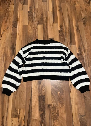 pull en maille marinière, marke: Shein, zustand: Sehr gut, größe: S / 36 / 8, 5,00 €, 5,95 € inklusive Vinted-Käuferschutz