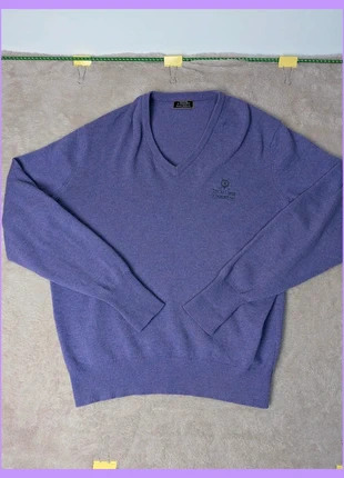 The Old Course St Andrews Links V-Neck Sweater by Peter Scott – Made in Scotland – Pure New Wool, brand: Peter Scott, condition: Very good, size: XL, £38.00, £40.60 includes Buyer Protection