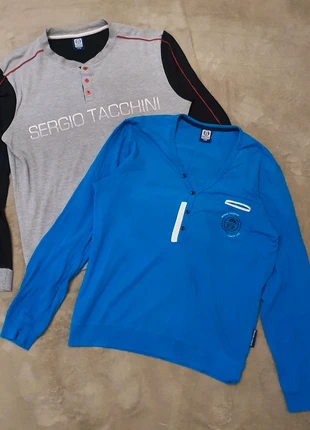 Set di due maglie a maniche lunghe Sergio Tacchini in perfette condizioni!, marque: Sergio Tacchini, état: Très bon état, taille: XL, 13,90 €, 15,30 € Protection acheteurs incluse