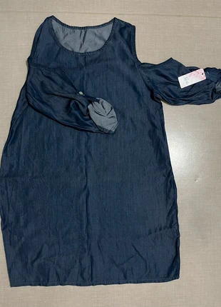 Robe ample et fluide effet denim en tencel, marke: MODA, zustand: Neu, mit Etikett, größe: Einheitsgröße, 4,00 €, 4,90 € inklusive Vinted-Käuferschutz