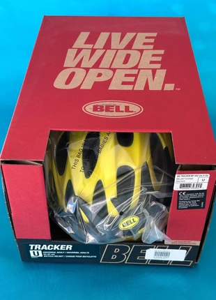 Casque vélo BELL Tracker – Jaune fluo, taille adulte, neuf en boîte, marque: Bell, état: Neuf avec étiquette, 30,00 €, 32,20 € Protection acheteurs incluse