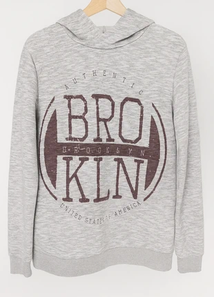 Sweat gris chiné Kiabi – Capuche & style épuré, merk: Kiabi, staat: Heel goed, maat: XS, € 4,00, € 4,90 inclusief Kopersbescherming