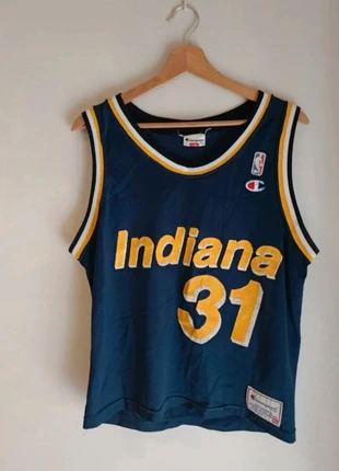 Canotta NBA Vintage Champion Indiana Pacers Reggier Miller #31 XL, merk: Champion x NBA, staat: Heel goed, maat: XL, € 34,99, € 37,44 inclusief Kopersbescherming