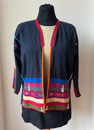 Ethnic tribal kimono jasje, merk: Rare, staat: Nieuw zonder prijskaartje, maat: L / 40 / 12, € 25,00, € 26,95 inclusief Kopersbescherming