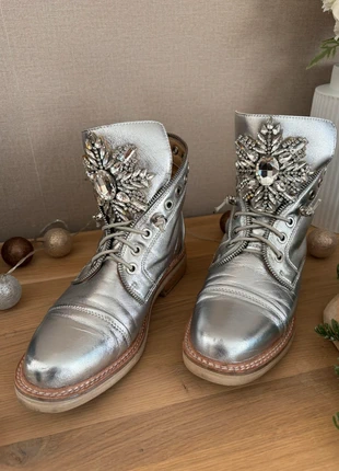 Bottines femme argentée Alma en Pena, brand: Alma en Pena, condition: Very good, size: 39, €30.00, €32.20 includes Buyer Protection