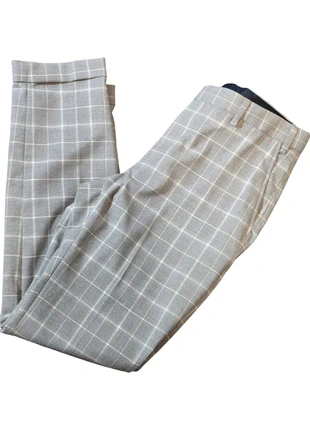 Next Men’s Grey Check Tailored Trousers – Slim Leg – W30, brand: Next, condition: Very good, size: W30, £3.00, £3.85 includes Buyer Protection Pro