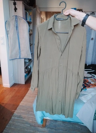 Robe basique kaki, marque: Follow Me, état: Bon état, taille: S / 36 / 8, 8,00 €, 9,10 € Protection acheteurs incluse